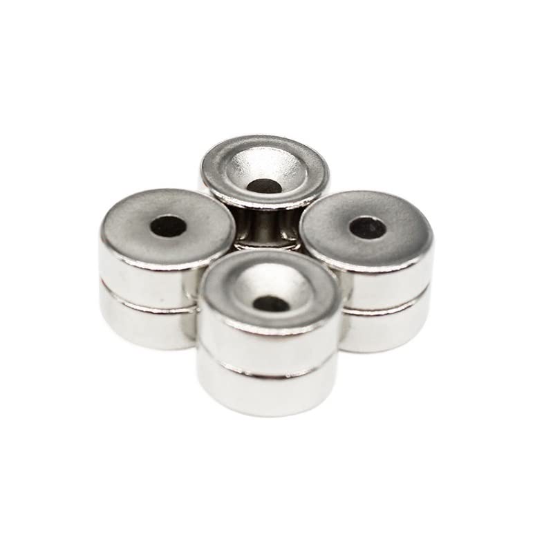 5/10/20/50/100 個 12x5-4 強力な丸型磁石 12*5 ミリメートル穴 4 ミリメートル永久ネオジム磁石ディスク 12*5-4 丸皿磁石(100PCS)