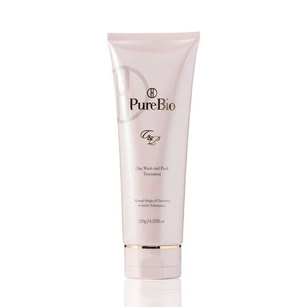 [国内正規品]ピュールビオ クレイウォッシュ＆パックトリートメント 120g DNA 幹細胞 遺伝子 研究 テロメア リバースエイジング エステティックサロン TBK-387 ヒト幹細胞培養液