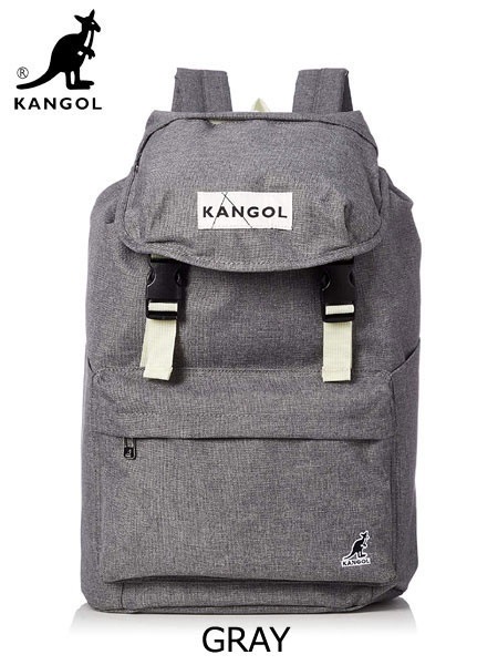 国内発送 KANGOL (カンゴール) KGSA-BG00017 BACK PACK (バックパック / リュック) Gray (グレー) バッグ