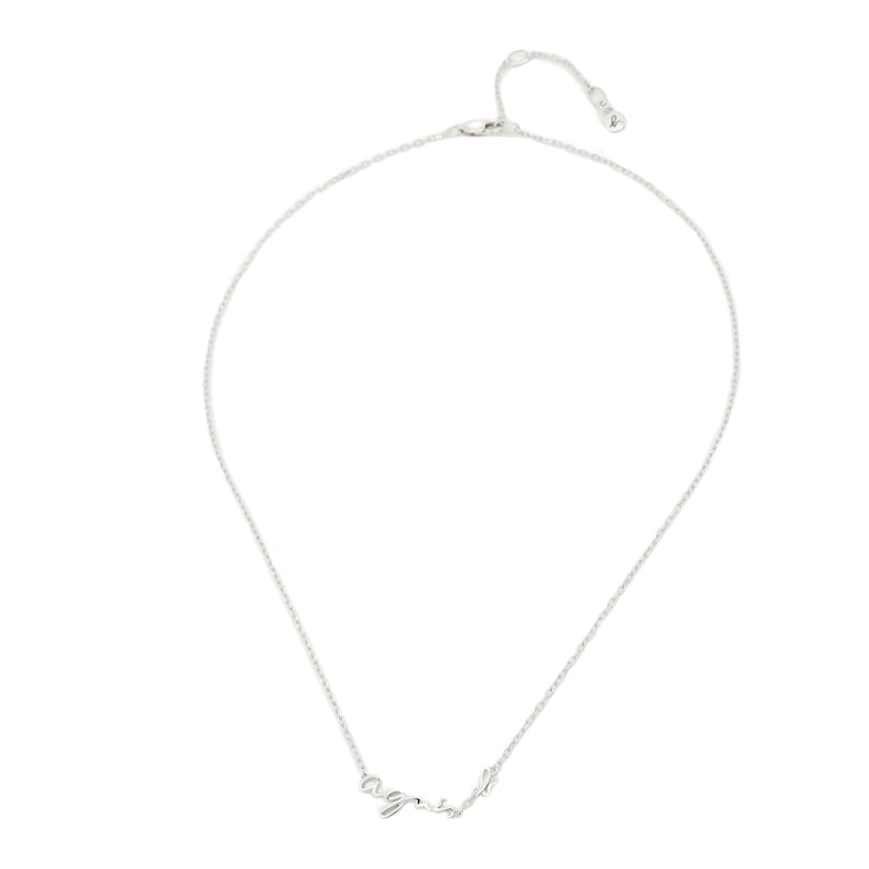 ロゴネックレス レディース シルバー ローズゴールド ロゴ NI97H925 neckl ネックレス プレゼント 妻 嫁 記念日 誕生日