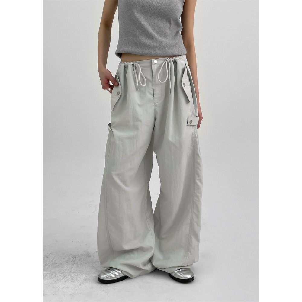 ブラックアップ [MADE] イブカン ナイロン ビジョ パンツ