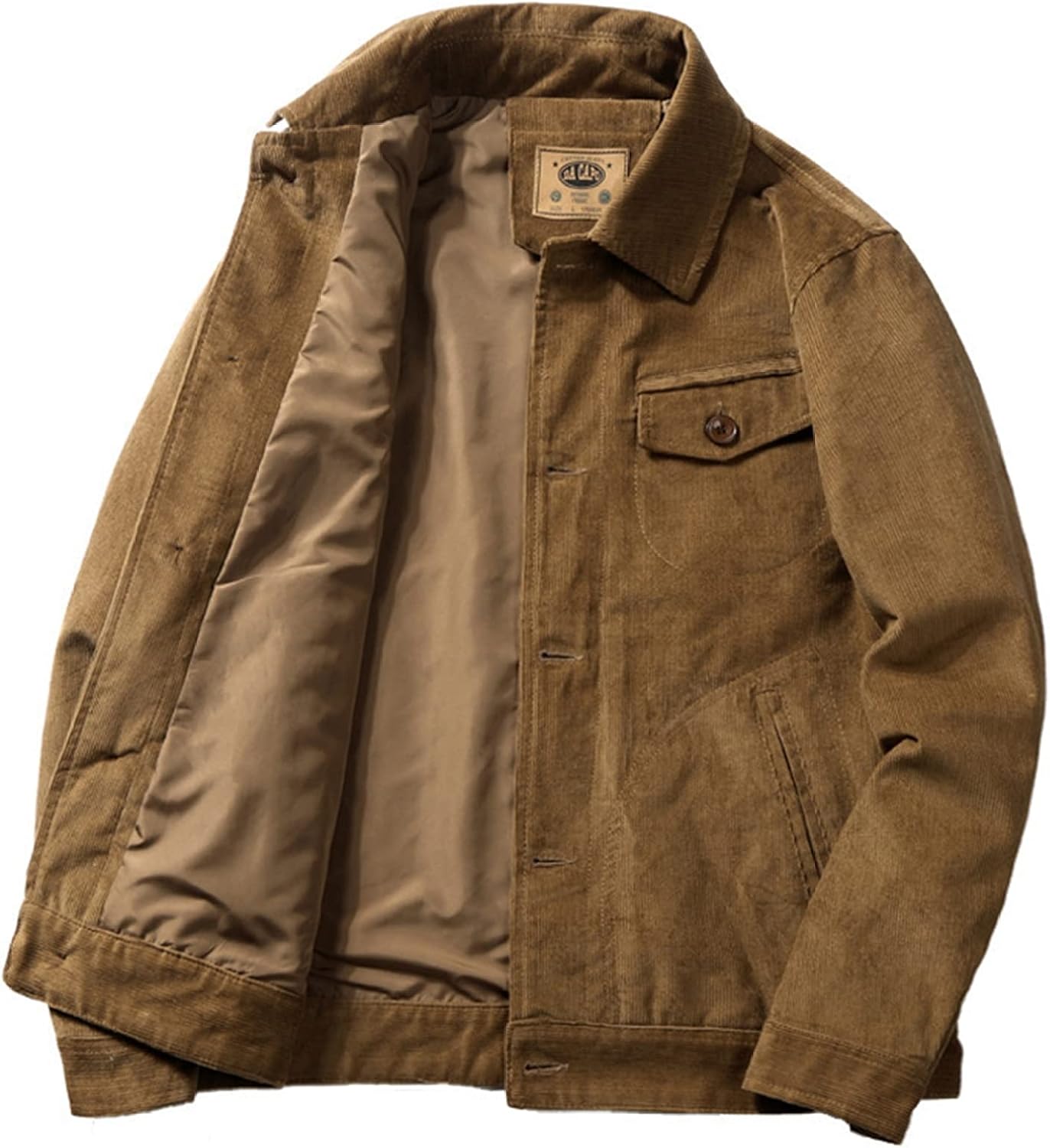 春秋 メンズ ジャケット コーデュロイ 薄手 カーゴジャケット ジャンパー カジュアル 裏地付き ブルゾンアウター コート トップス アウター レトロ おしゃれ 大きいサイズ 男性用 羽織り ストリー