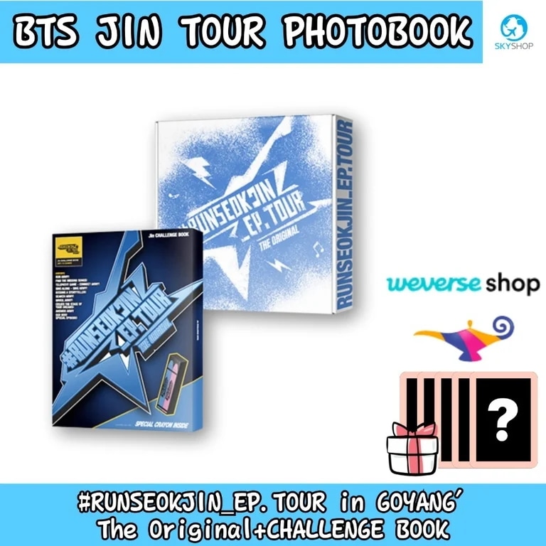 [ONLINE特典] BTS JIN - RUNSEOKJIN_EPTOUR in GOYANG The Original / CHALLENGE BOOK
