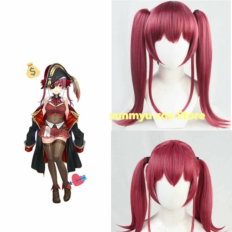 Vtuber　バーチャルYouTuber　宝鐘マリン コスプレ道具　ウィッグ