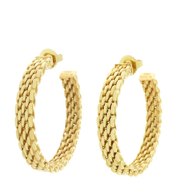 ティファニー Tiffany & Co ピアス サマセット K18YG イエローゴールド 750 18K YG 【中古】