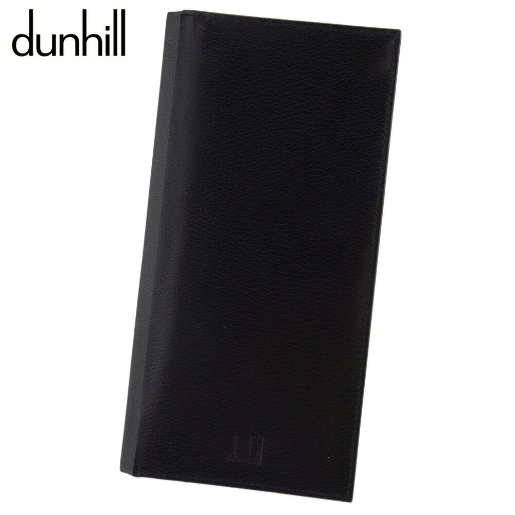 長札入れ 札入れ ロゴ メンズ ブラウン ブラック 中古