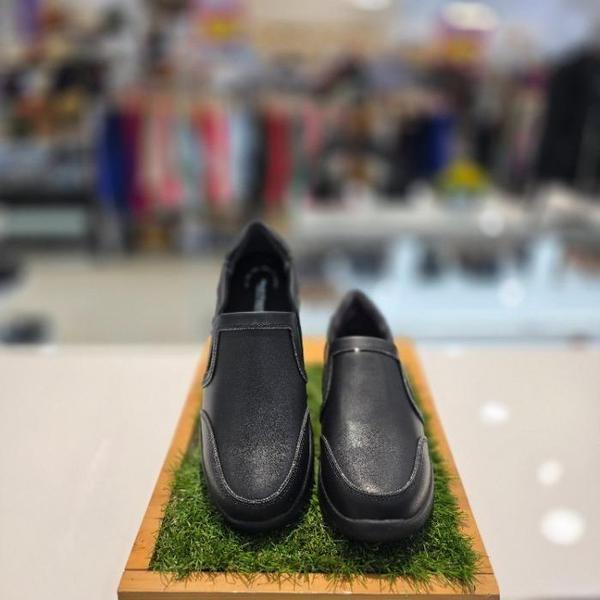 セーブゾーン04 女性コンフォートカジュアルキュービックノンスリップスリッポンスニーカーA ブラック SDOSIDJD (S43769527)