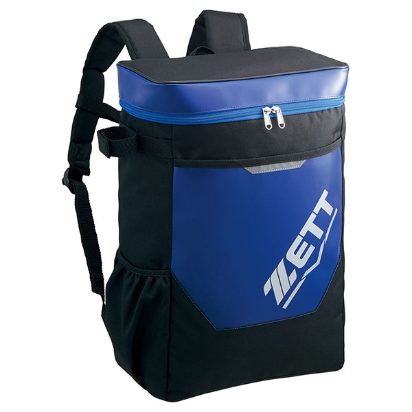 ゼット 野球バッグ 少年用デイパック ブラック×ブルー BA1523 1923