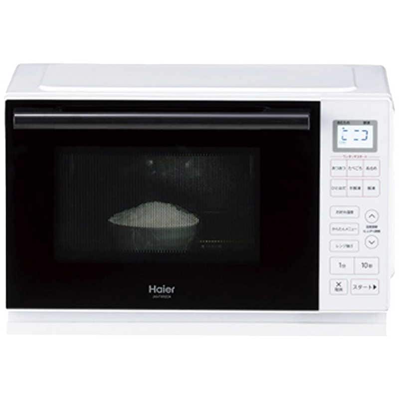 ハイアール　電子レンジ 20L フラット 赤外線センサー搭載 ヘルツフリー(東日本・西日本対応) ホワイト　JM-FHR20A-W