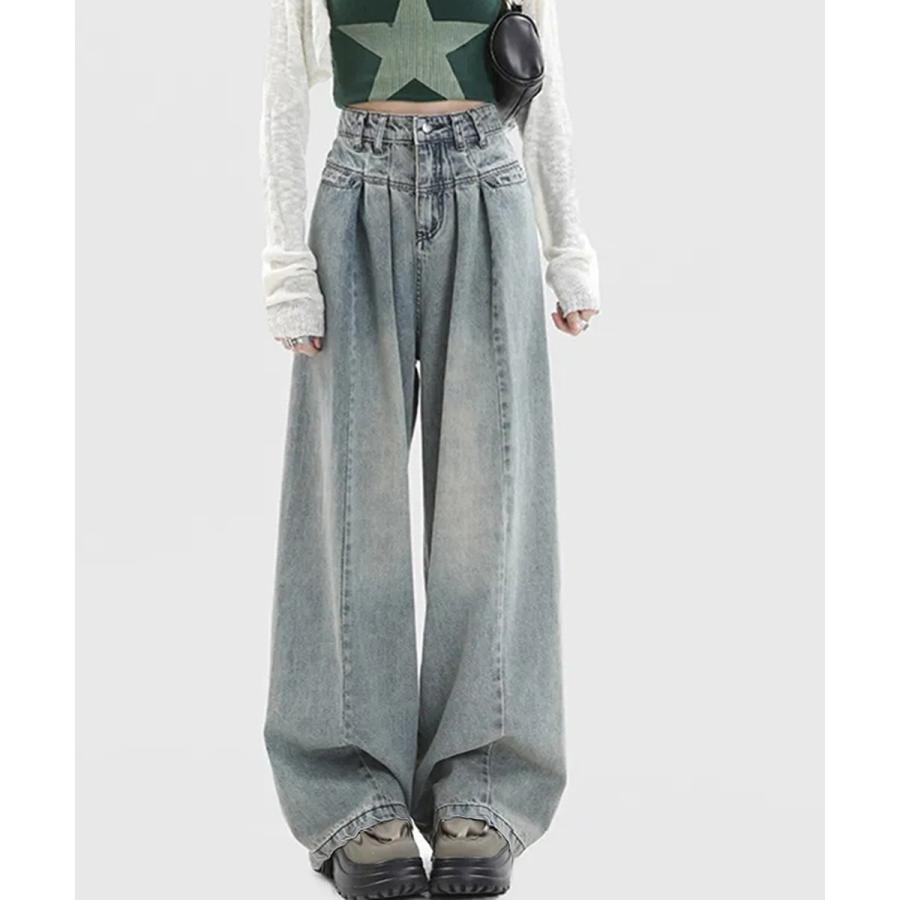 人気沸騰 大人気レディースパンツ デニム ワイドパンツ レディース 着やせ
