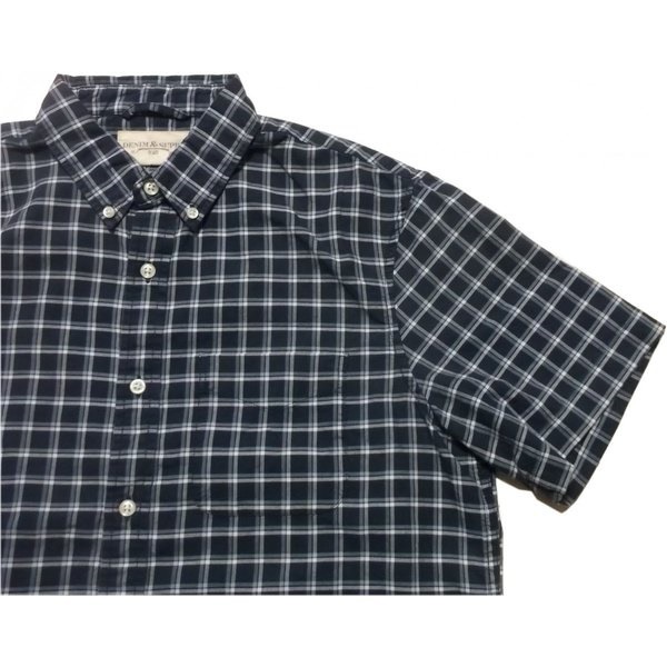 デニム＆サプライ 半袖 ボタンダウンシャツ ネイビー DS2-021