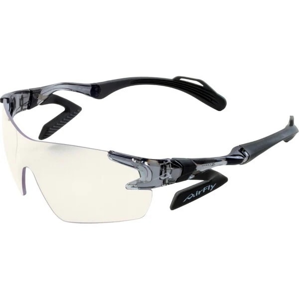 AirFly エアフライ AF-301 C-3ES5 鼻パッドのないスポーツサングラス フレーム/ブラックレンズ/ブルーライト50%カットレンズ ユニセックス