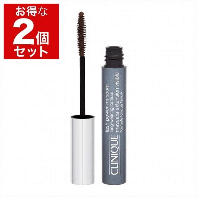 クリニーク ラッシュ パワー マスカラ ロング ウェアリング フォーミュラ 6ml x 2 04 ダ