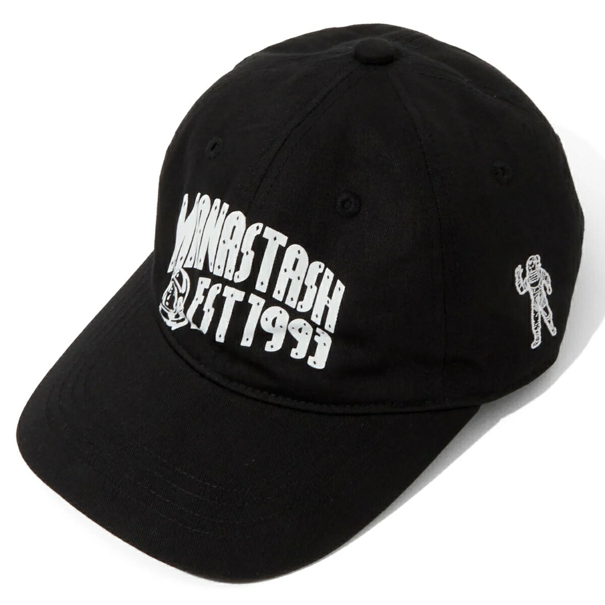 ビリオネア・ボーイズ・クラブ × マナスタッシュ アーチ ロゴ キャップ ブラック 帽子 コラボ 792-4274004-010