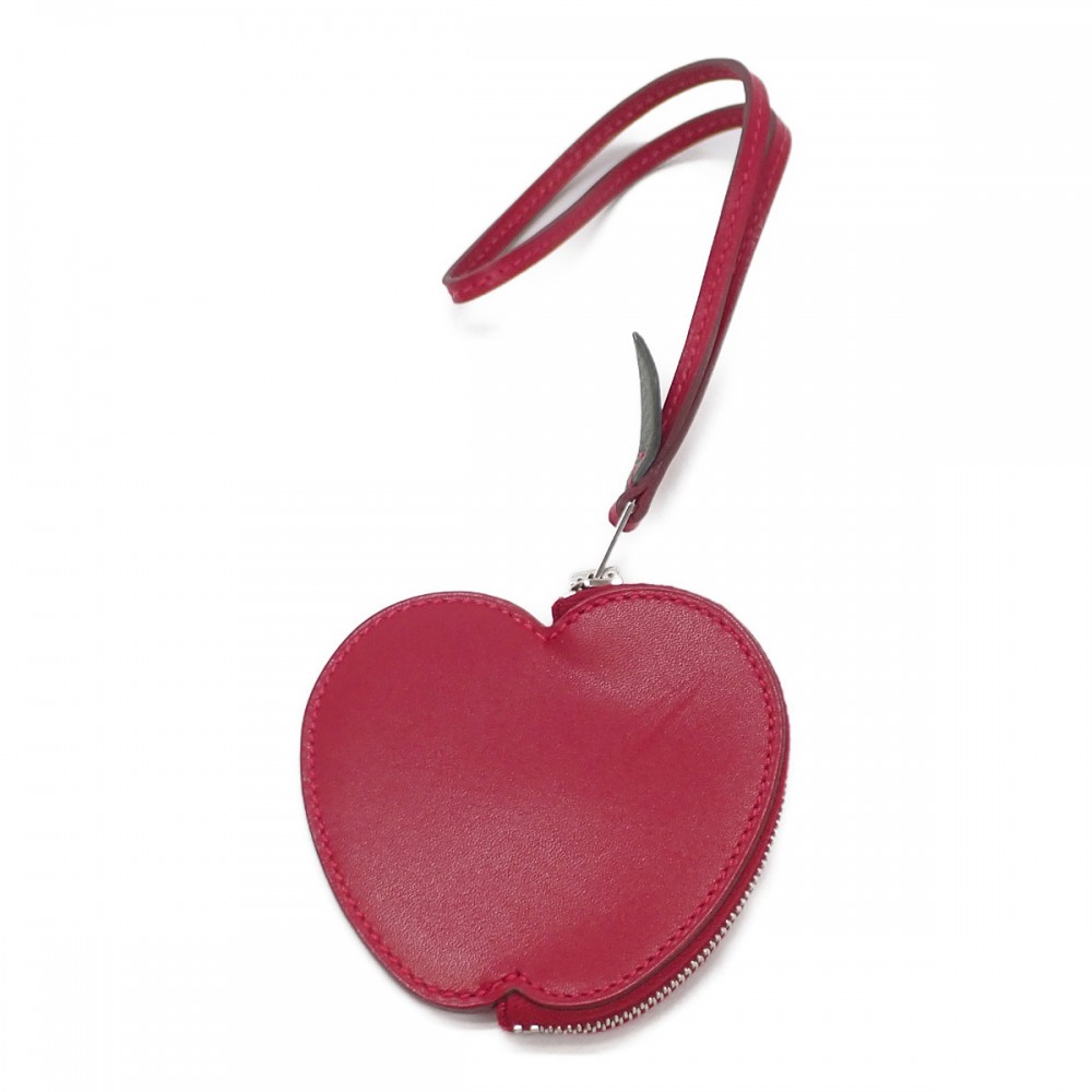 POMME トゥッティ フルッティ アップル 070655CK コインケース レッド X刻印 レディース【ABランク】