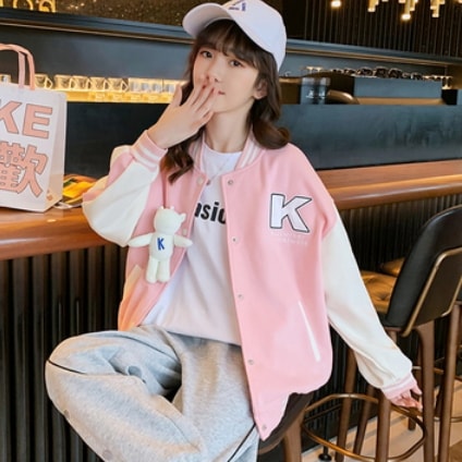 キッズカジュアルアウター アウター ジャケット 袖あり 長袖 ウォーキング 爽やか かわいい シンプル カジュアル おしゃれ ラフ ボーイッシュ スポーティー ラブリー キュート 爽やか ナチュラル