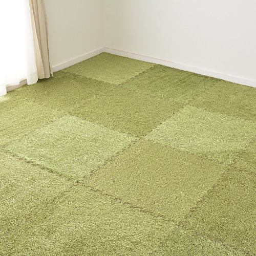 【メーカー直送品】萩原 【18枚入】芝生風ジョイントマット シーヴァ
