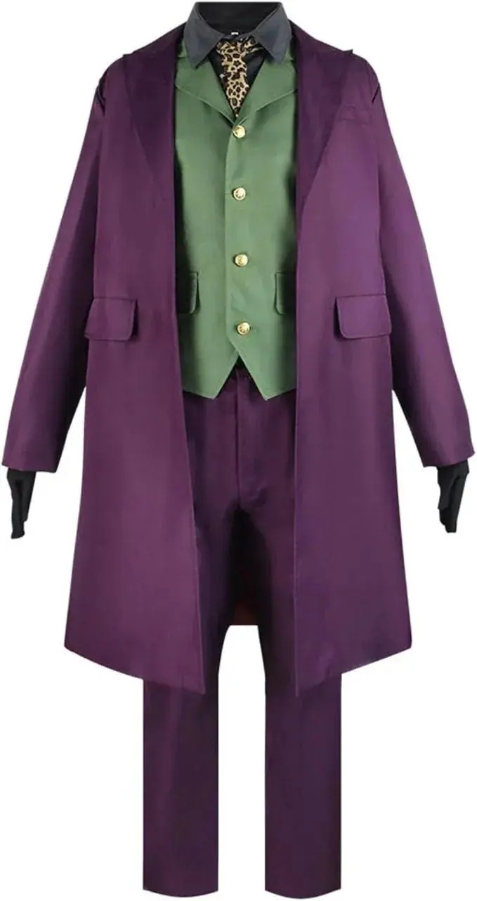 ジョーカー joker コスプレ衣装 コスチューム バットマン ダークナイト 変装 仮装 ハロウィン イベント パープル メンズ