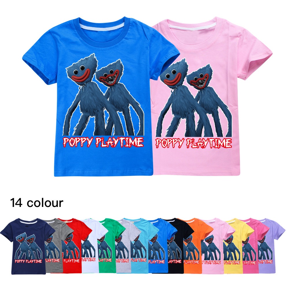 店内全品対象 Game Poppy Playtime Huggy Kids Summe Clothes Wuggy 【現金特価】