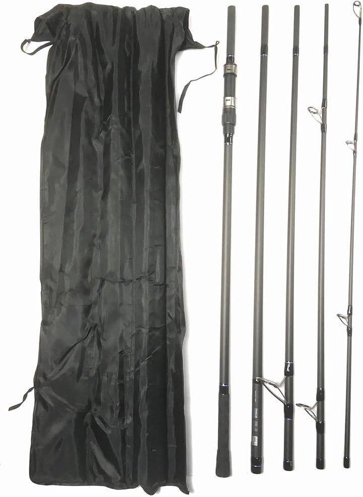 鯉竿 鯉釣り キャットフィッシュロッド サーフロッド 投げ竿 防波堤 波止釣り(カープロッド 5本継ぎ 3.75LB, 3.9m (13ft))