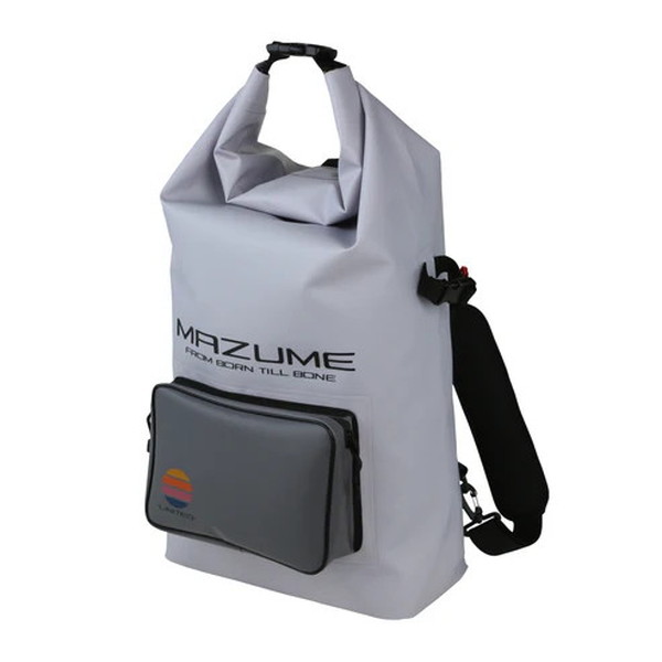 オレンジブルー タックルバッグ MZBK-845 mazume ウォータープルーフバッグ ライトグレー 40L