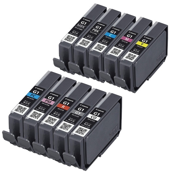 【セット】純正 インクカートリッジ PFI-G1-10SET