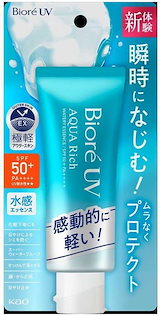 Amazon.co.jp: ビオレUV アクアリッチ 呼吸感ベール 70g×1本