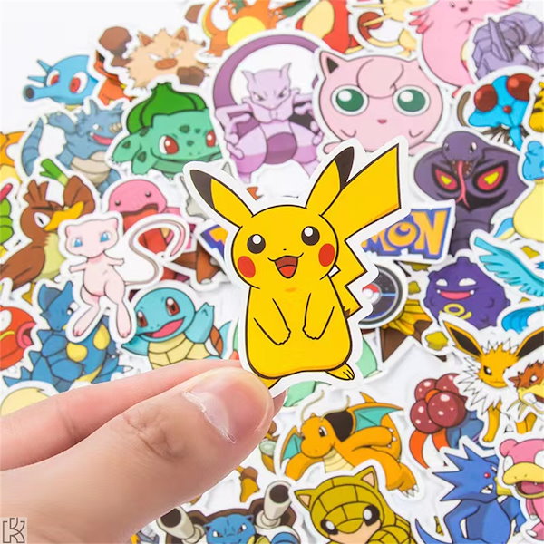 Qoo10] ポケットモンスター ステッカー 50枚セ