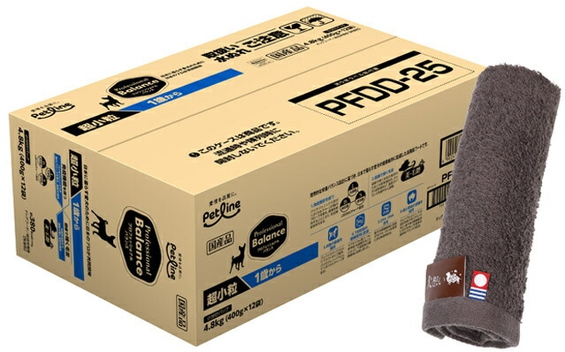 プロフェッショナル バランス 超小粒 １歳から 4.8kg【犬想いオリジナル 今治ハンドタオルセット】【タオルカラー モカ】【正規品】