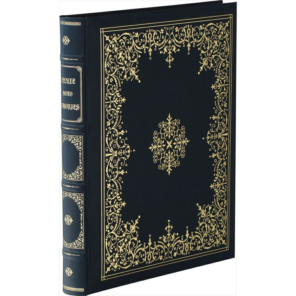 高級アルバム マジェスティ 100年台紙ブック式 Mサイズ 黒 アH-MB-20-D