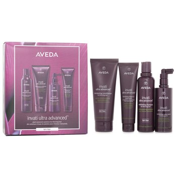 Aveda インバティ ウルトラ アドバンスト 4ステップ ライト システム セット: ライト シャンプー 200ml + ライト コンディショナー 200ml + セラム 150ml + トリートメ