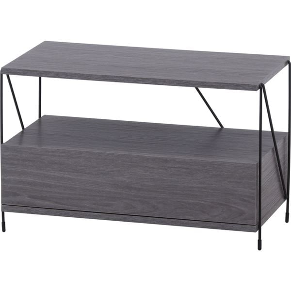 EZBOワイヤー TVラック GY グレー 組立式