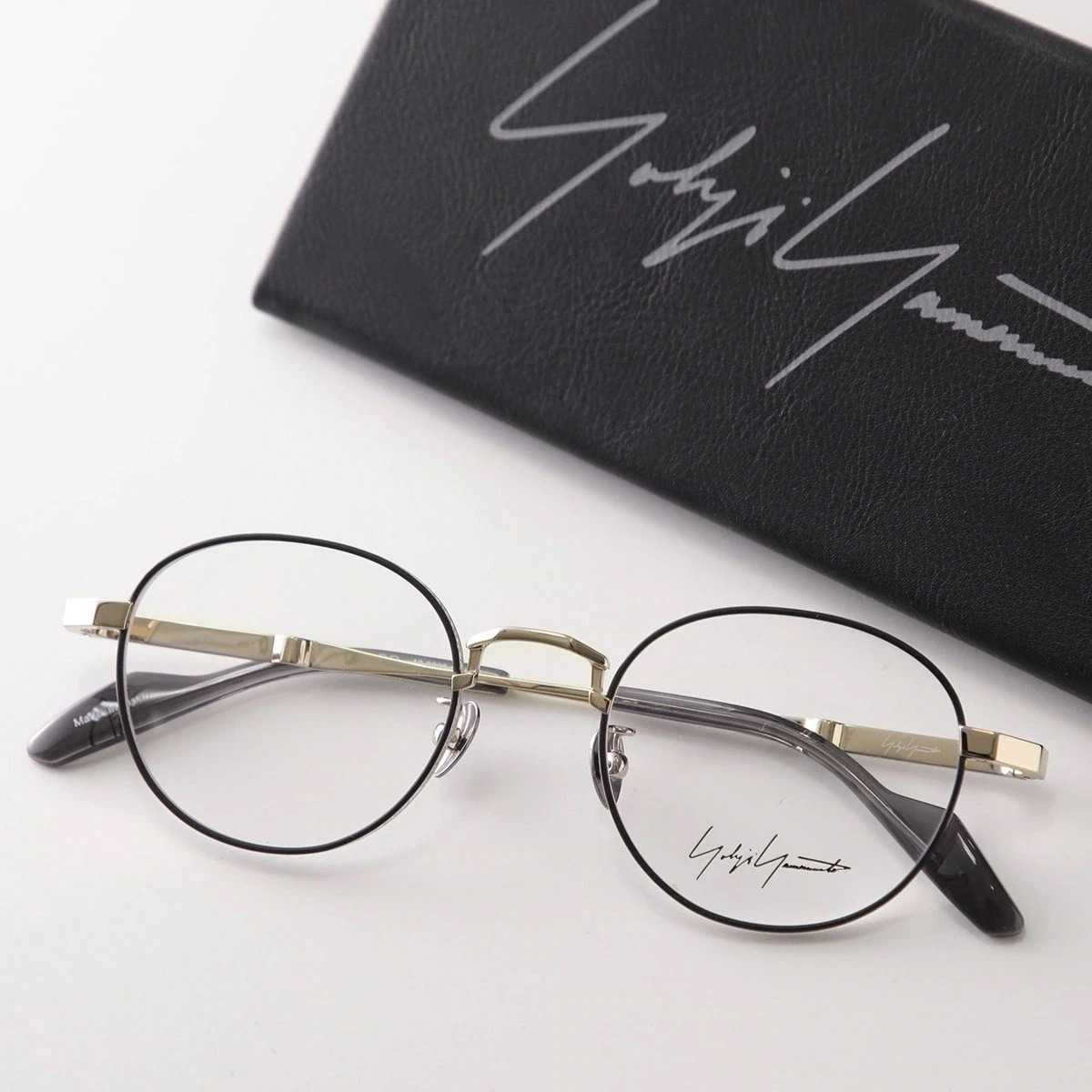 Yohji Yamamoto ヨウジヤマモト メガネ 19-0090-1 メンズ ボストン型 眼鏡 めがね 伊達メガネ ダテ メタルフレーム 細フレーム クリングスタイプ 【ts】