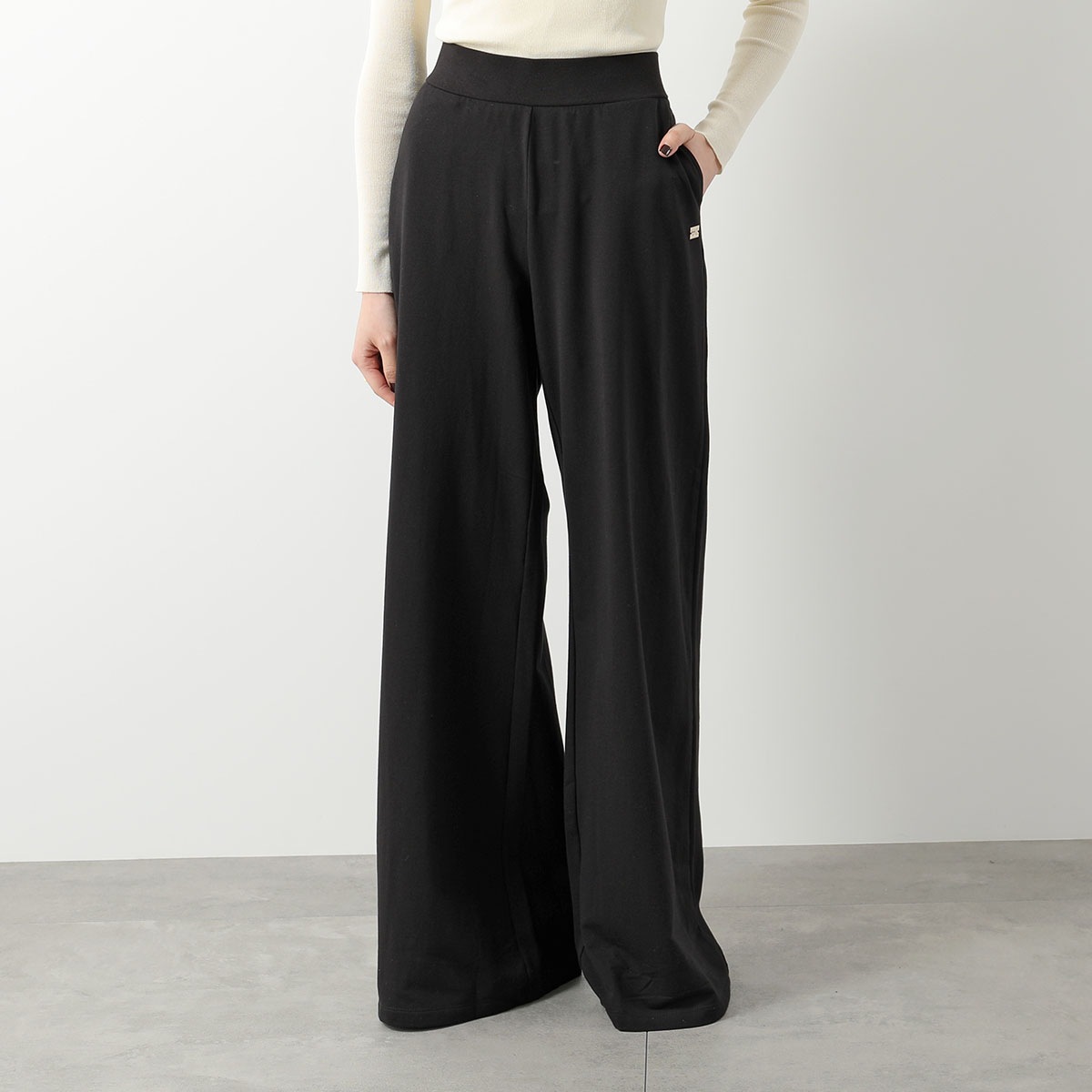 EA7 EMPORIO ARMANI エアセッテ エンポリオアルマーニ ジャージーパンツ 7W000462 AF13135 レディース コットン ワイドパンツ スウェット UC001
