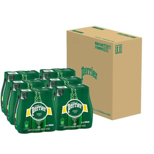 ペリエ (PERRIER) プレーン 炭酸水 PET 500ML 「直輸入品] ×36本