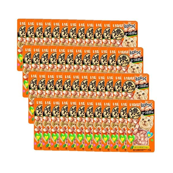 48個セット いなば とびつく焼かつお かつお節味 25g