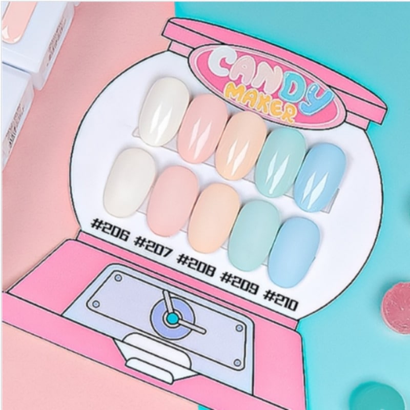 THE GEL/ Candy Maker Gel Set/5colors /カラージェル/ネイルアート