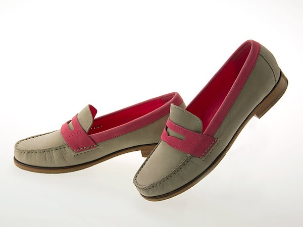 コールハーン COLE HAAN ALEXA PENNY LOAFER MOC II アレクサ ペニー ローファー モック レディース カーキ/ピンク  ワイズB #D40308