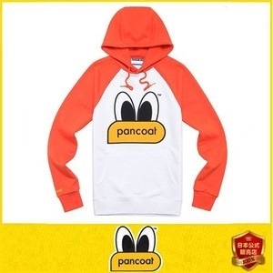 正規品 POPEYES RAGLAN HOODY (E-1 FP) (WHITE) PANCOAT トレーナーフードT アヒルフード付き 冬 Tシャツパーカー長袖HOOD フード パンコート