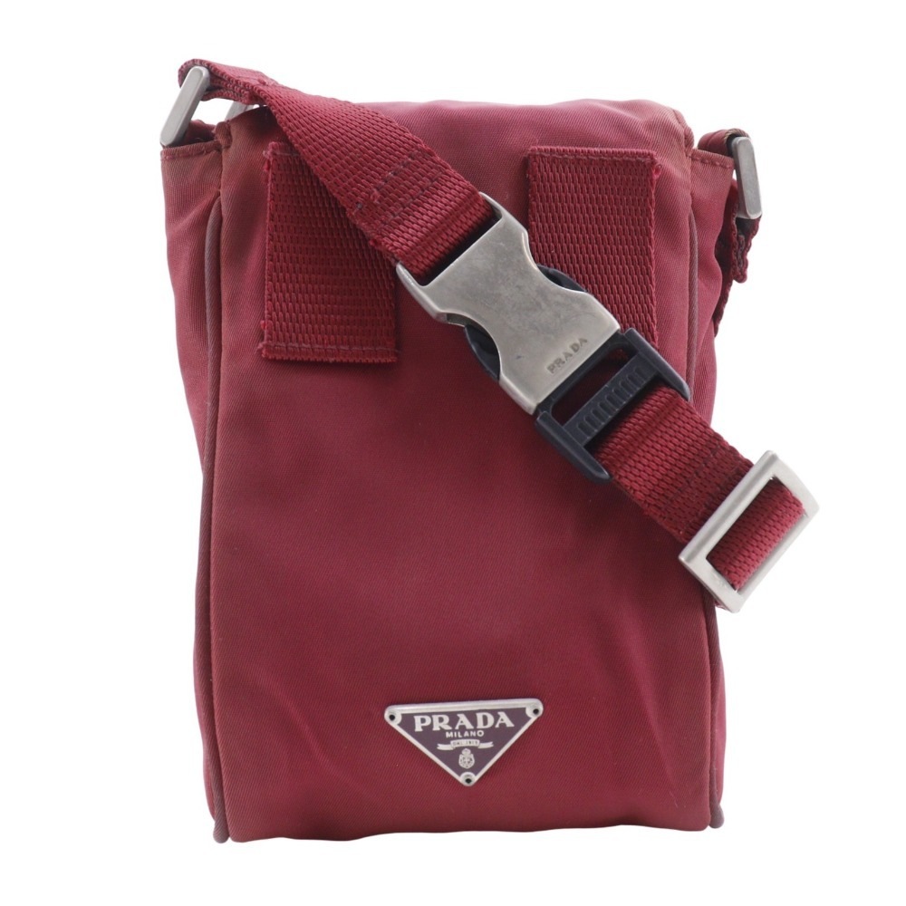 2WAYウエストバッグ MV583 ショルダーバッグ ナイロン CERISE 赤 レディース 中古品