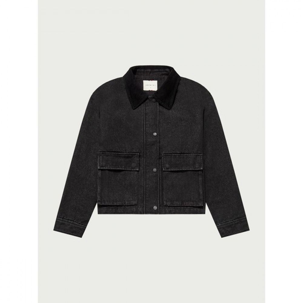 [ハンテン] レディースコーデュロイカラーワークジャケット_100 (10520-111-401-45)