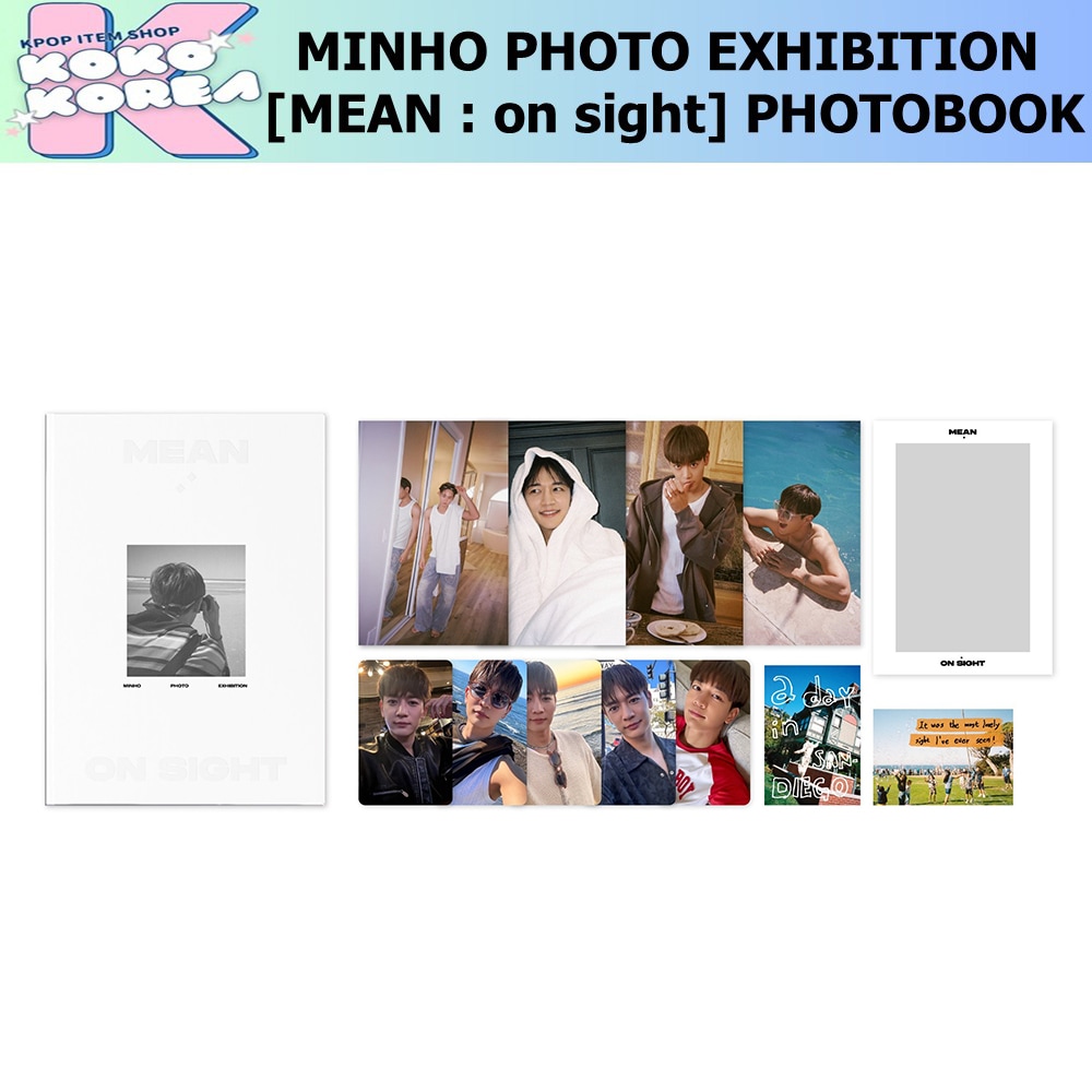 MINHO PHOTO EXHIBITION [MEAN : on sight] PHOTOBOOK 公式グッズ