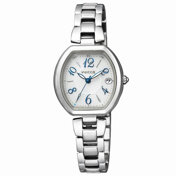 取寄品 正規品 CITIZEN シチズン ウィッカ KL0-715-11 wicca トノーフェイス 日付カレンダー レディース腕時計