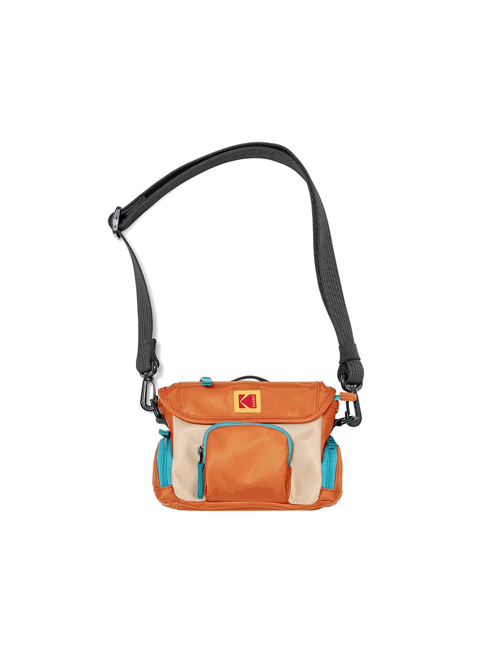 コダックアパレルポケットミニクロスボディバッグオレンジ