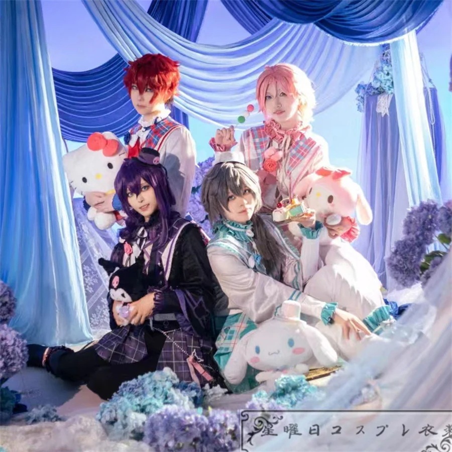 あんスタ コラボ 天城一彩 礼瀬マヨイ 椎名ニキ 桜河こはく コスプレ衣装 コスチューム