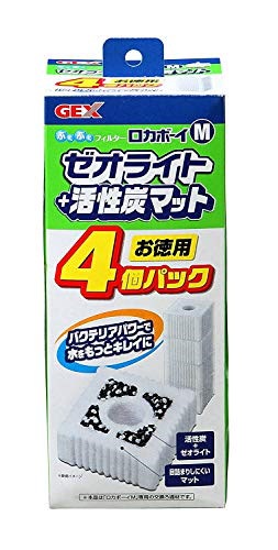 他サイト： ジェックス ロカボーイM ゼオライト活性炭 4Pの商品画像