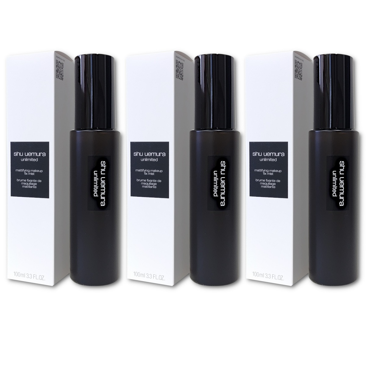 【セット販売 3本セット】アンリミテッド メイクアップ フィックス ミスト マット 化粧水 100ml 4936968806087 x3