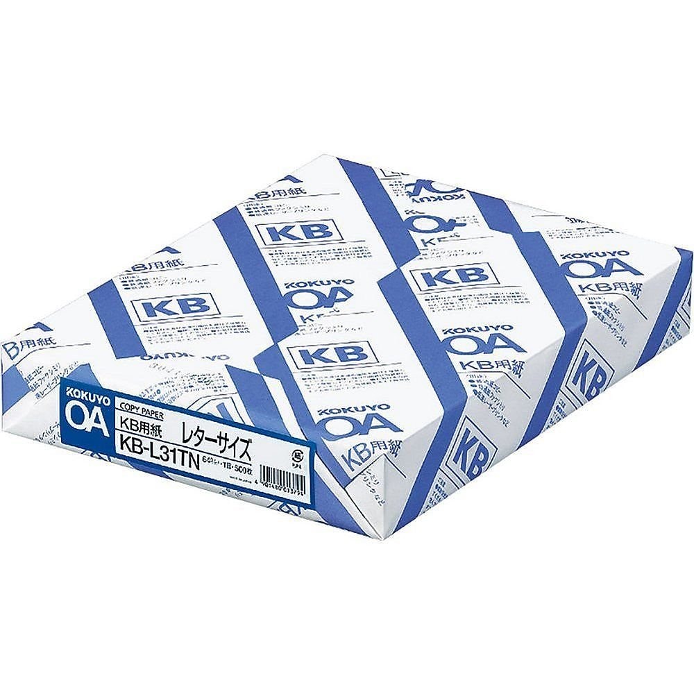 （まとめ買い）コピー用紙 KB用紙 レターサイズ 500枚 KB-L31TN [x3]