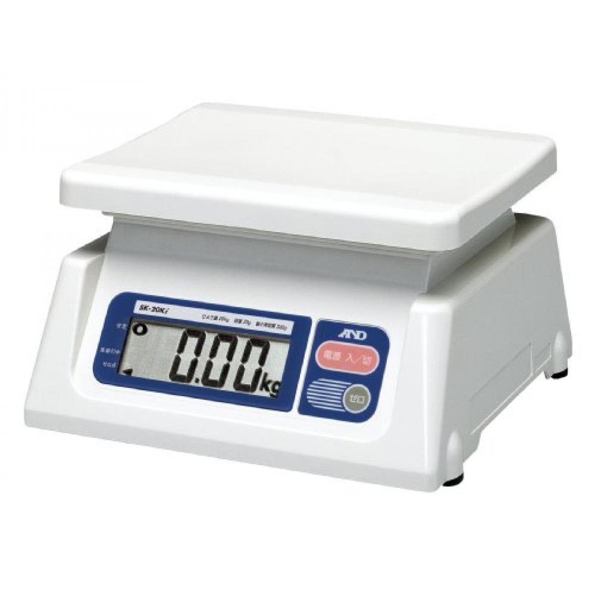 A&D 取引証明用 デジタルはかり SK-20Ki ひょう量:20kg 最小表示:0.02kg(使用範囲:0.2~20kg) 皿寸法:230(W)*190(D)mm 検定付:使用地区制限なし