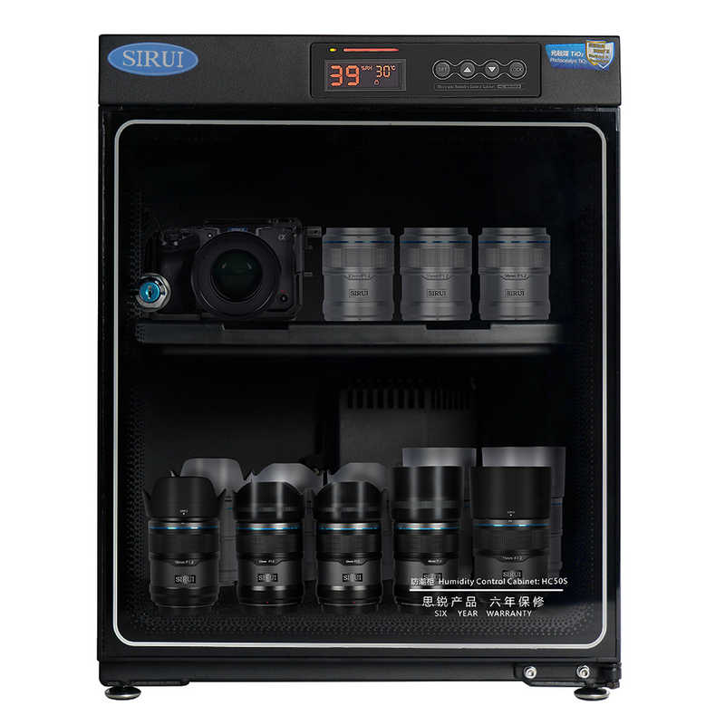 SIRUI　防湿庫(50) HCシリーズ電子防湿庫　HC50S-JP